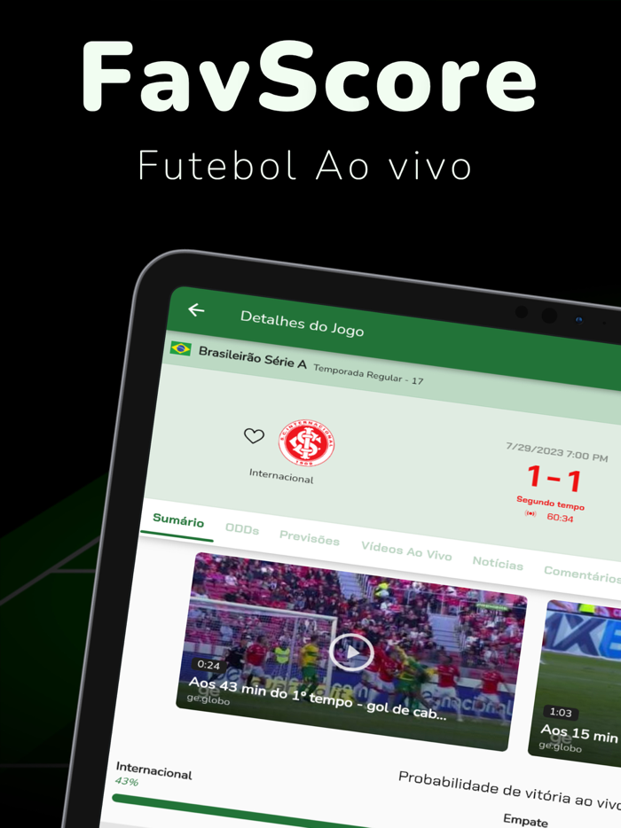 Futebol Ao Vivo - FavScore