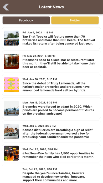 Kansas Beer Wholesalers Assoc. Screenshot