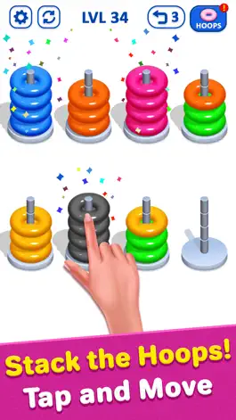 Game screenshot Hoop Stack Puzzle - Sort Color apk