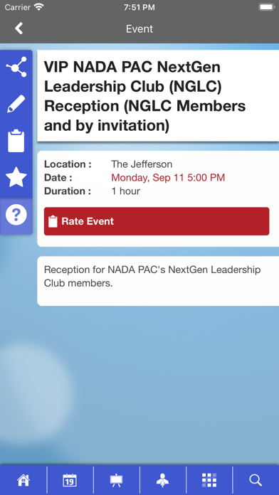 NADA Washington Conference Screenshot