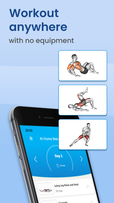 FitHim: Gym & Home Workouts Screenshot