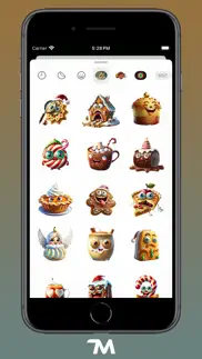 christmas sweets stickers iphone screenshot 2
