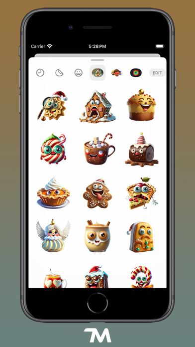 Screenshot #2 pour Christmas Sweets Stickers