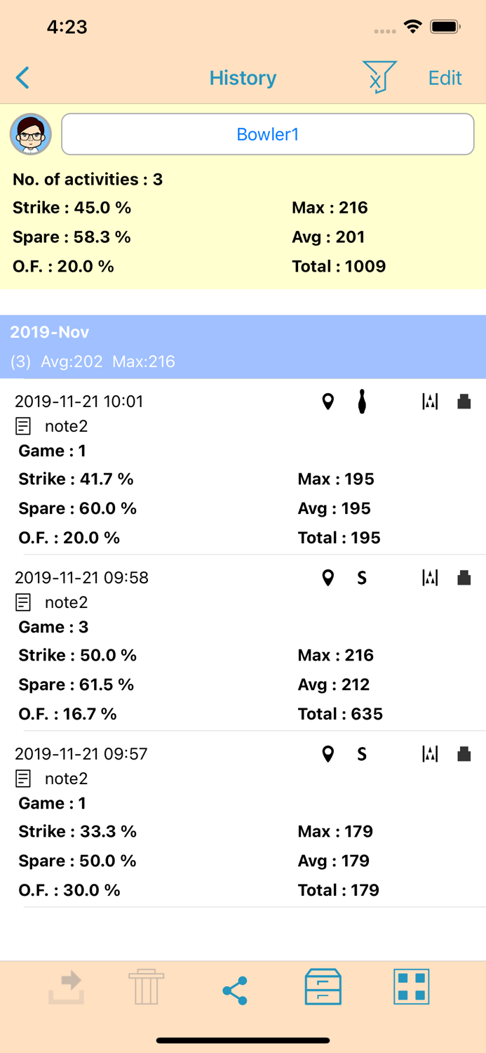 Scoreboard for Duckpin Lite