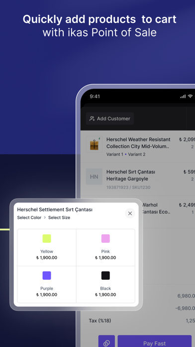 ikas Point of Sale Screenshot