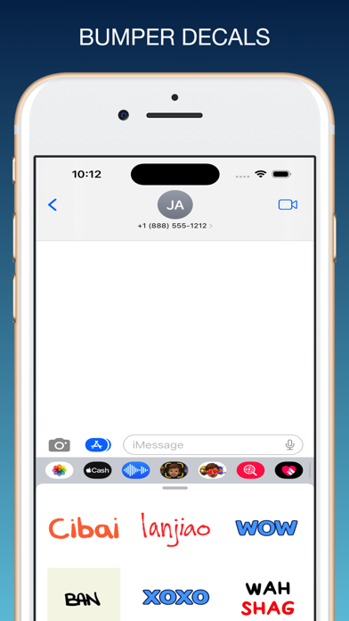 bumper Auto Decals Message Screenshot