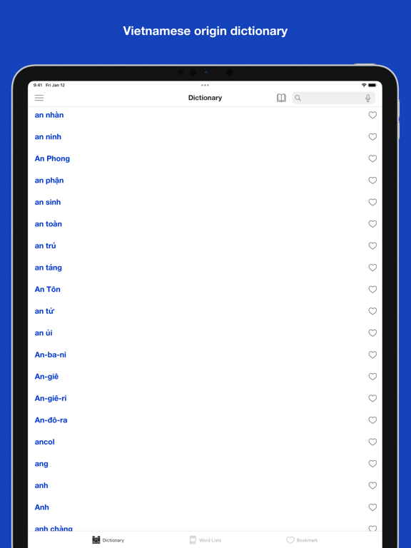 Screenshot #4 pour Vietnamese Origin Dictionary