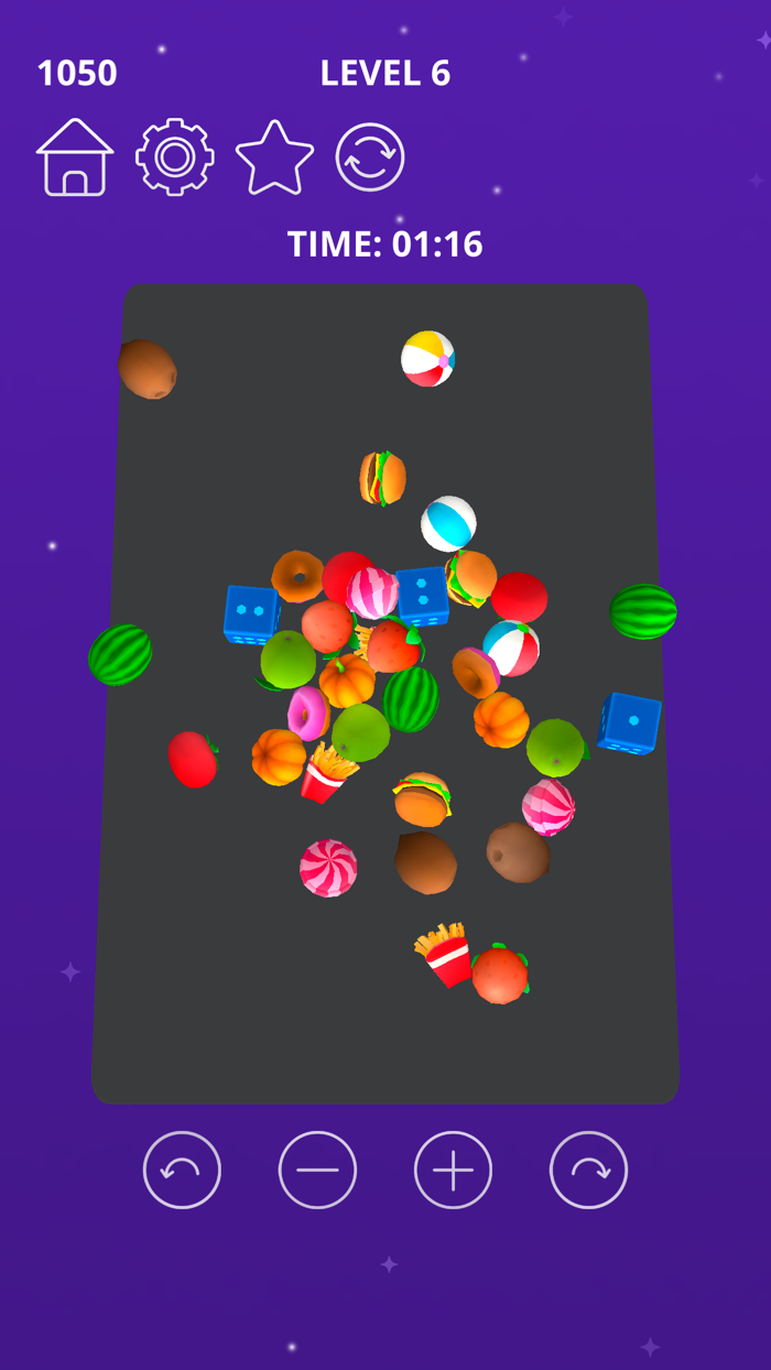 Triple Match - 3D Objects