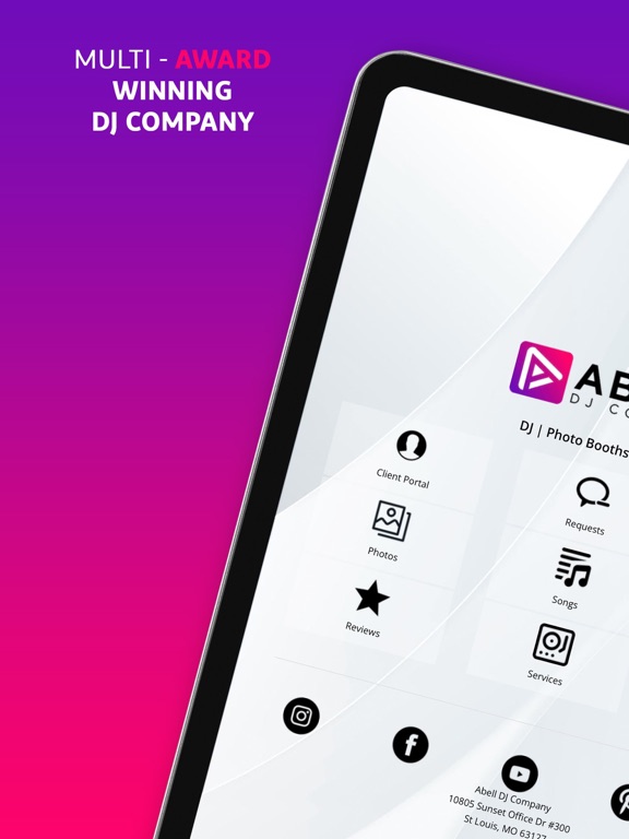 Abell DJ Company iPad screenshot 1 - Entertainment app