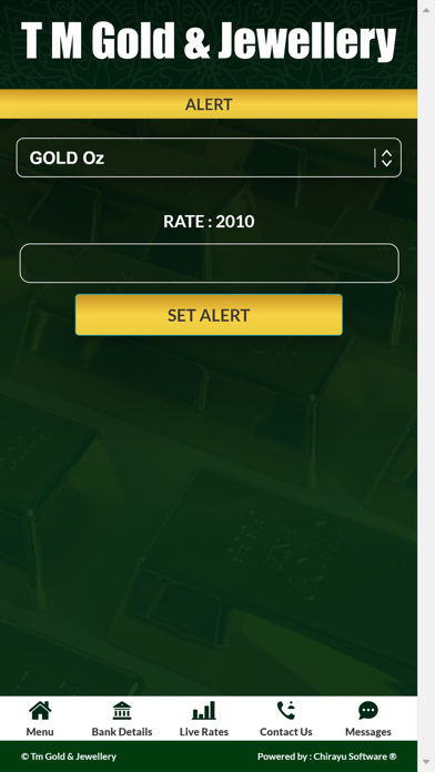 T M Gold And Jewellery Screenshot