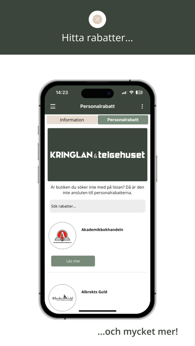 Kringlan & Telgehuset Intern Screenshot
