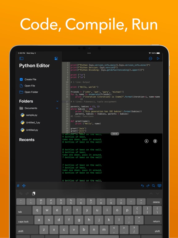 Python Editor Appのおすすめ画像1