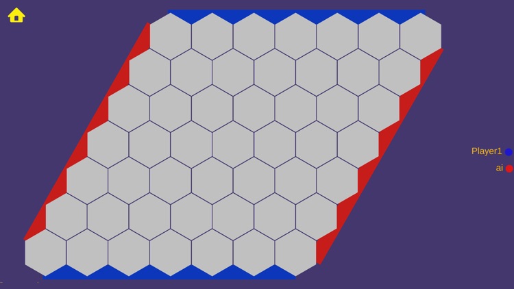 Simple Hex Board game with AI screenshot-5