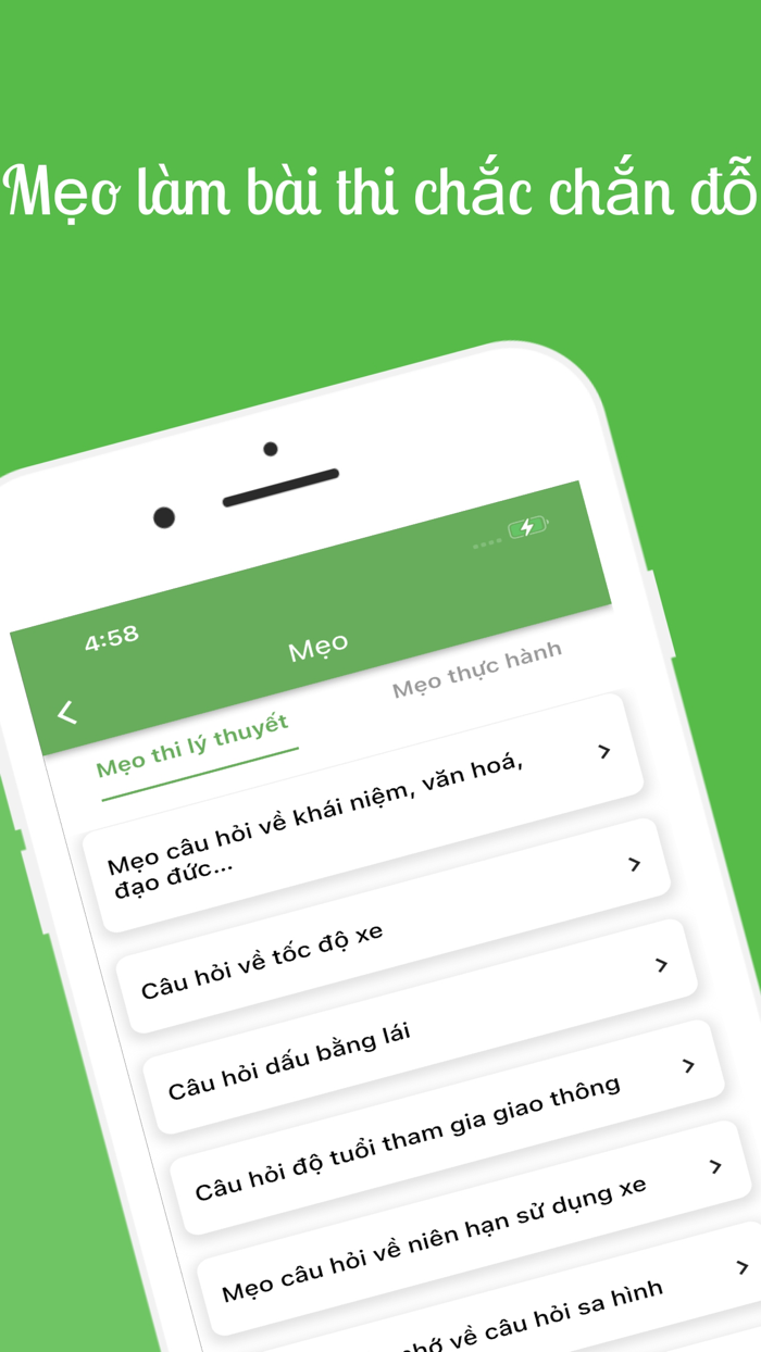 Ôn thi lý thuyết GPLX 600