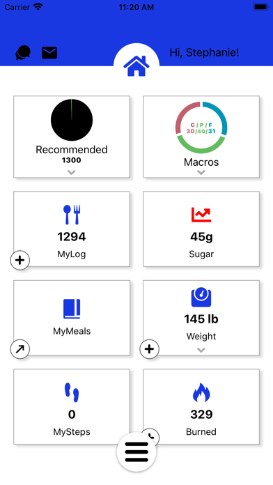 NGF Nutrition Screenshot