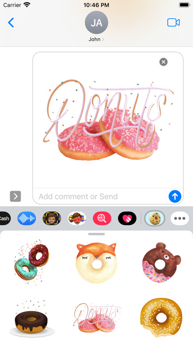 Donuts Deluxe Stickers Screenshot