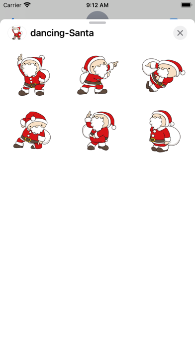 I'm dancing, Santa Screenshot