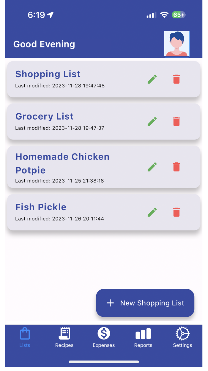 Shopping List - Smart