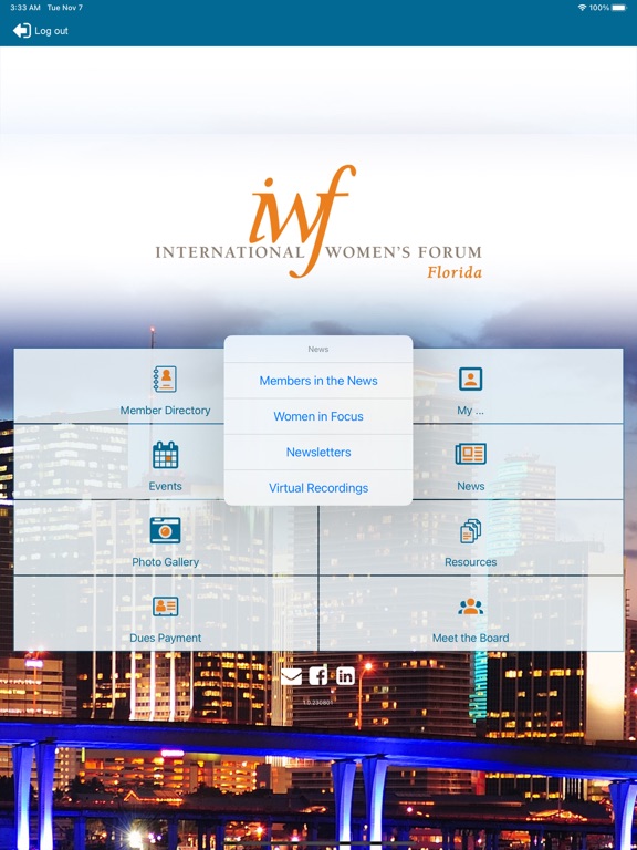 IWF Florida iPad screenshot 3 - Business app
