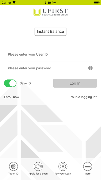 UFirst Federal Credit Union Screenshot
