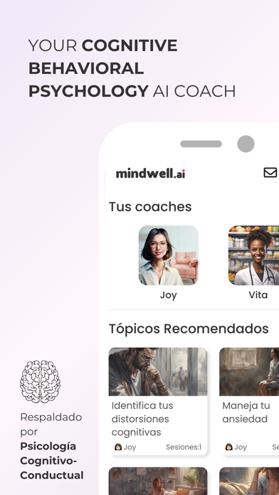 Mindwell: Self-Care AI-Coach Screenshot