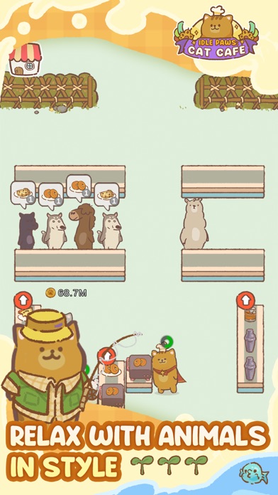 Idle Paws: Cat Cafe Screenshot