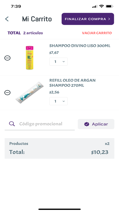 Novex Store App Screenshot