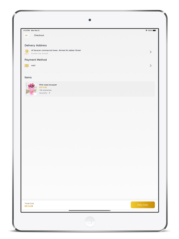 ZAFFAH iPad screenshot 3 - Business app