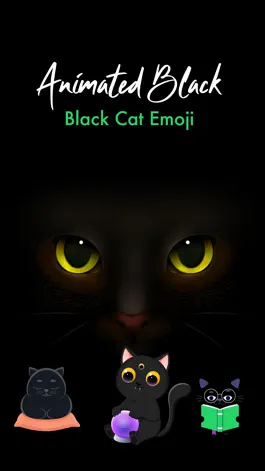 Game screenshot Animated Black Catmoji GIF mod apk