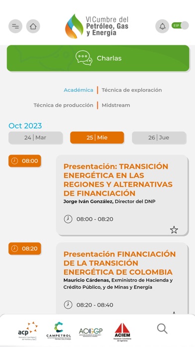 Cumbre Petróleo, Gas y Energía Screenshot