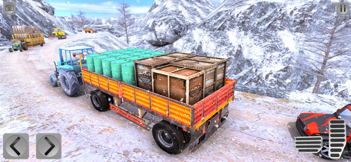 Tractor Trolley Farming Game