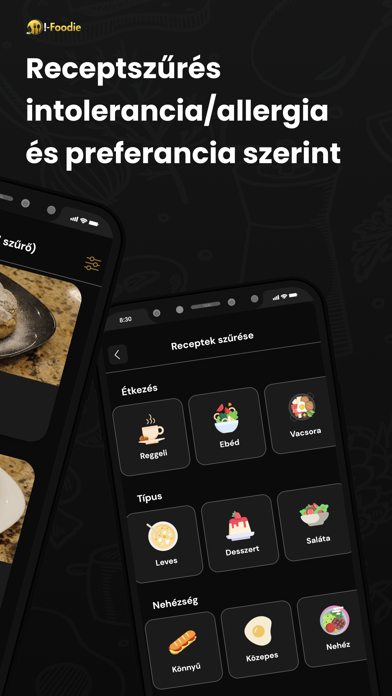I-Foodie: Étrendtervező App Screenshot