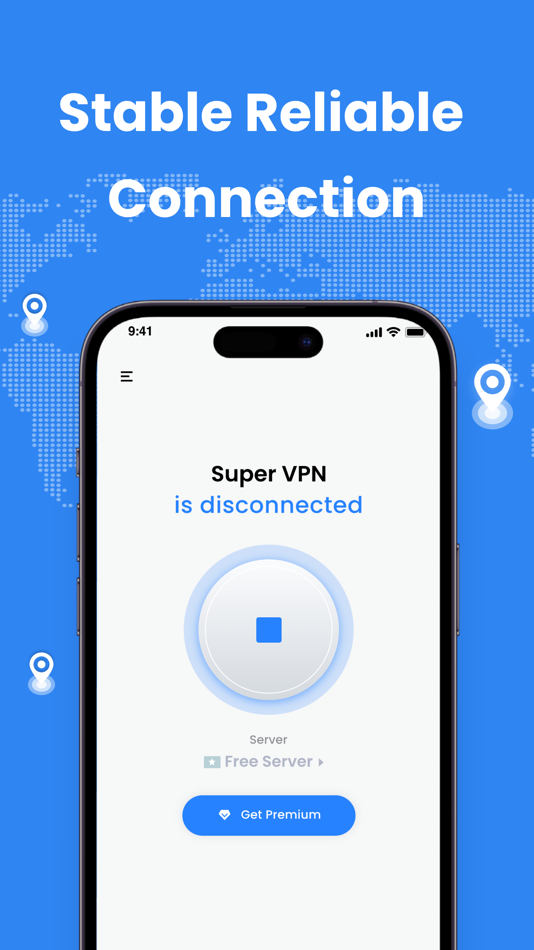 #4. Super VPN: Security & Privacy (iOS) Podle: Stacom Technology limited