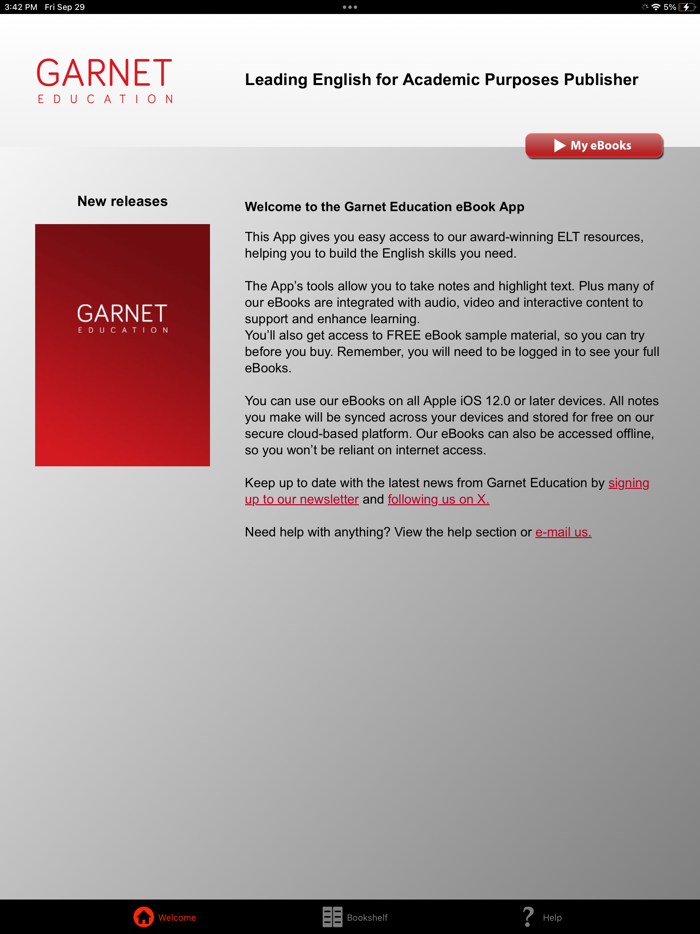 Garnet Education eBooks