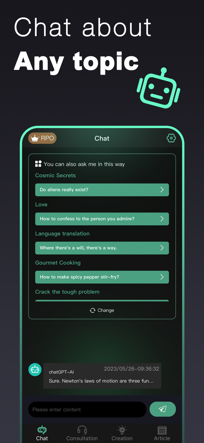 Chat AI -Ask Chatbot Assistant