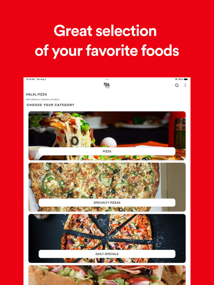 Halal Pizza Stockton