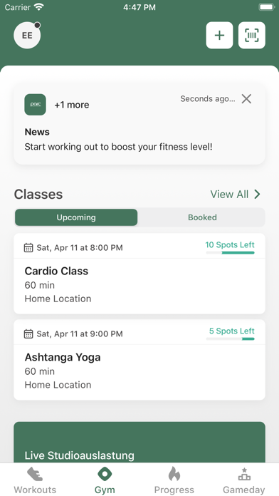 PARC Trainingcentre Screenshot