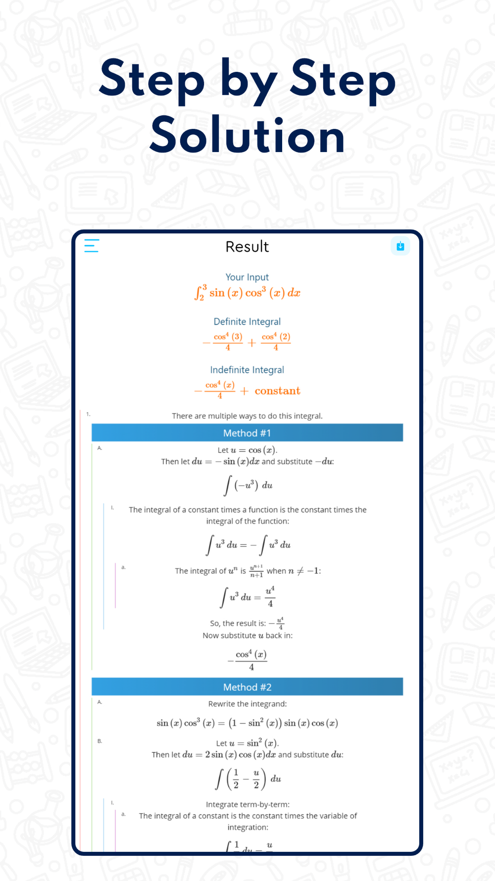 Integration calculator