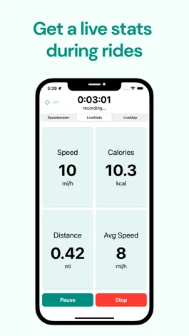 Game screenshot Bikeometer - track bike rides apk