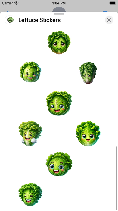 Screenshot #3 pour Lettuce Stickers