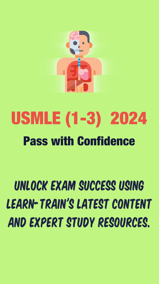#1. USMLE Steps 1-3 Prep 2024 (iOS) Podle: Learn-Train Inc