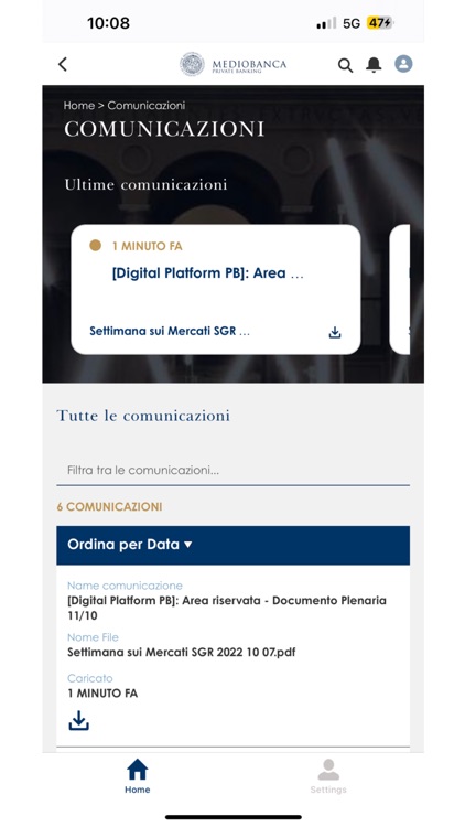 Mediobanca PB Area Riservata screenshot-3