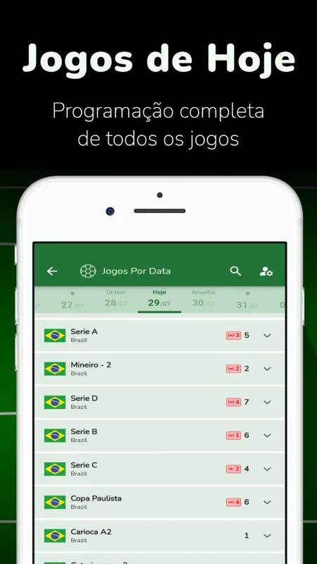 Futebol Ao Vivo - FavScore screenshot 4 of 5