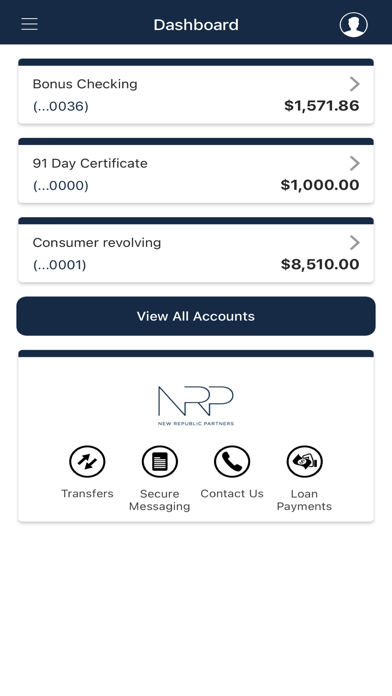 NRP Mobile Banking Screenshot