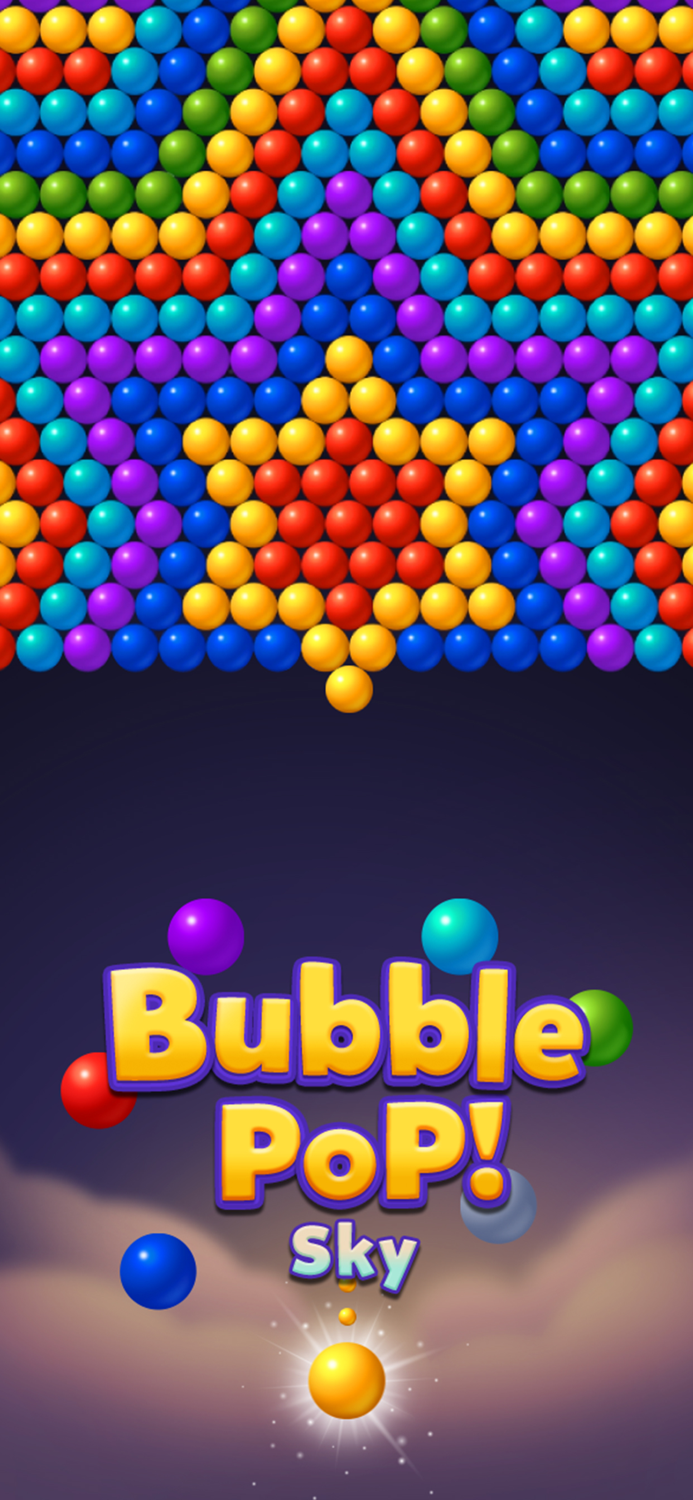 Bubble Pop Sky Puzzle Games