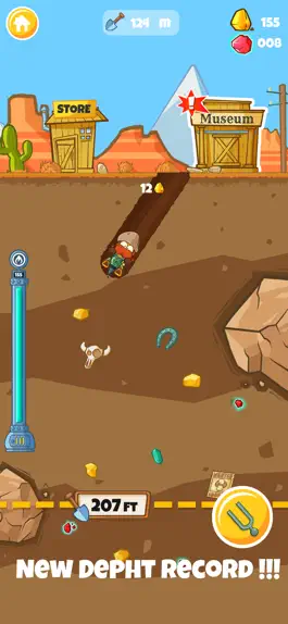 Game screenshot Diggy Miner: Gold Rush mod apk