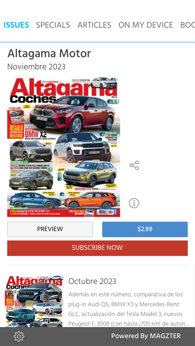 Screenshot #1 pour Altagama revista