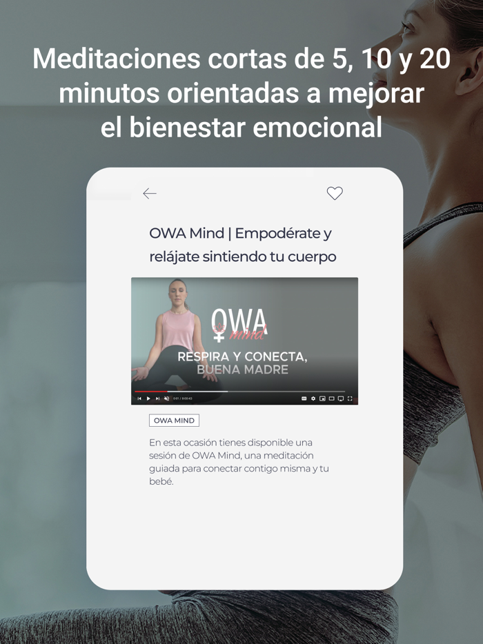 OWAPP Entrenamiento embarazo