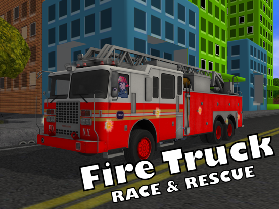 Fire Truck Race & Rescue!のおすすめ画像1