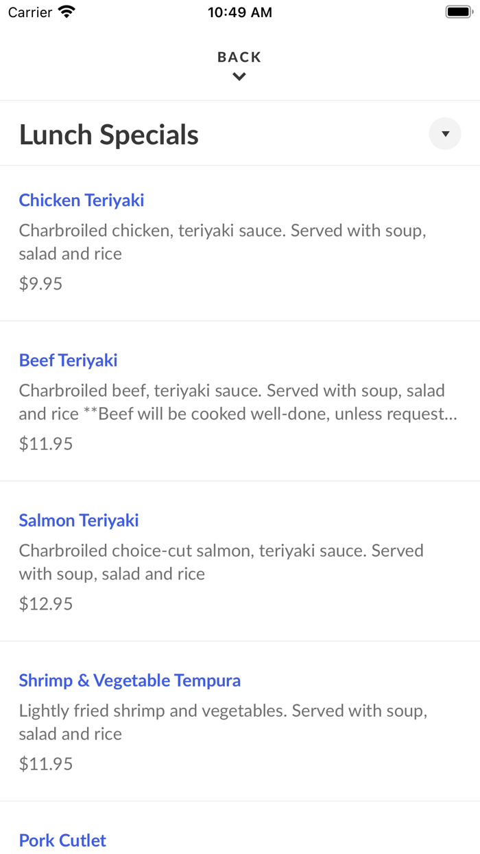 Kabuki Japanese Restaurant